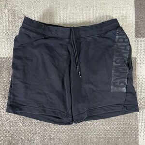Gymshark Black‎ Sweat Shorts Mens Size Large Athleisure Drawstring Pockets
